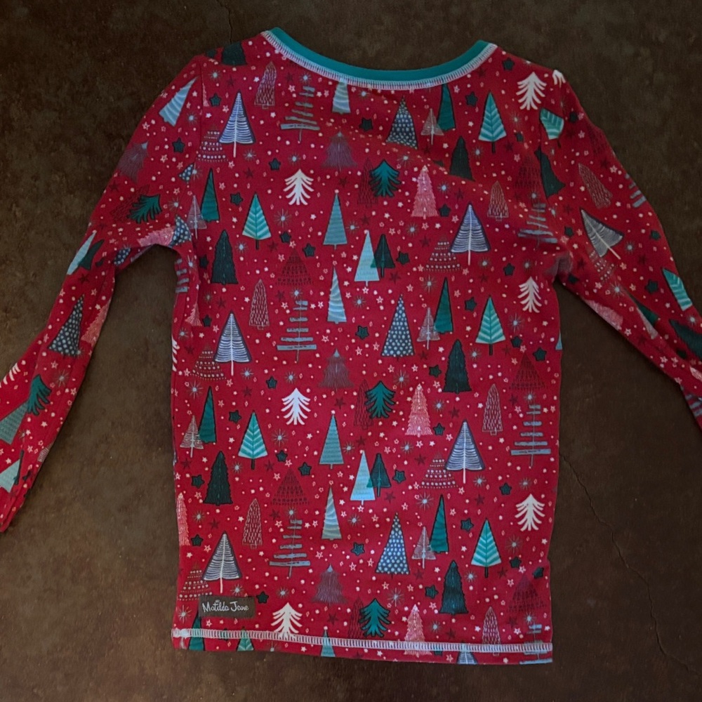 Matilda Jane Size 6 Christmas Pajama Top - Picture 4 of 4